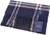 100% Lambswool Scarf Thomson Navy Scottish Gift Winter Scotland