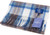 100% Lambswool Scarf Stewart Muted Blue Scottish Gift Winter Scotland