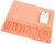 Unisex Lambswool Scarf In Light Orange Tartan Design 30cm Wide
