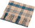 Unisex Lambswool Scarf In Montgomery Blue Tartan Design 30cm Wide
