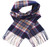 Unisex Lambswool Scarf In Stewart Navy Tartan Design 30cm Wide Unisex Lambswool Scarf In Stewart Navy Tartan Design 30cm Wide