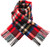 Unisex Lambswool Scarf In Exploded Stewart Royal Tartan Design 30cm Wide Unisex Lambswool Scarf In Exploded Stewart Royal Tartan Design 30cm Wide
