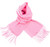 Unisex Lambswool Scarf In Pink Tartan Design 30cm Wide