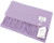 Unisex Lambswool Scarf In Lavender Tartan Design 30cm Wide