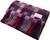 Unisex Lambswool Scarf In Red Blue Grey Check Design 30cm Wide