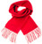 Scarf 100% Lambswool Edinburgh Brand 1436 in Plain Red