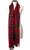 Cashmere Stole In Stewart Royal Tartan Design 71cm Wide