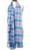 Cashmere Stole In Borwick-Lilac Blue Check Design 71cm Wide Cashmere Stole In Borwick-Lilac Blue Check Design 71cm Wide