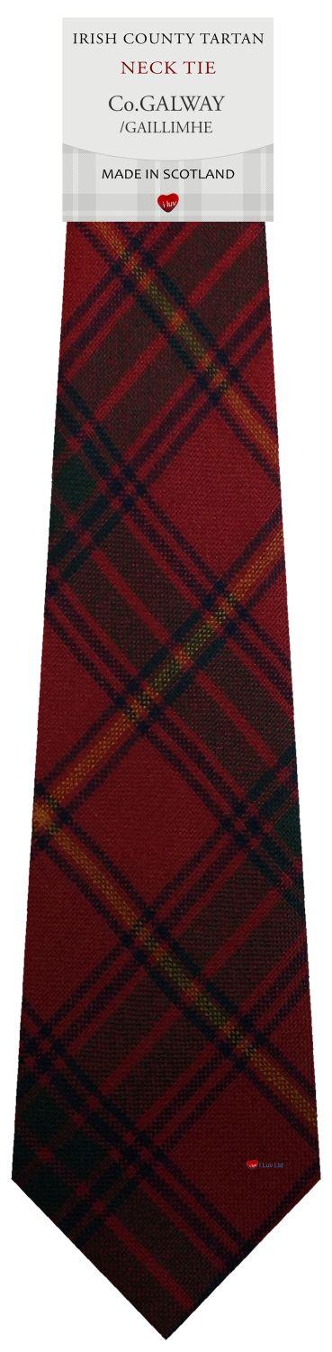 irish national tartan tie