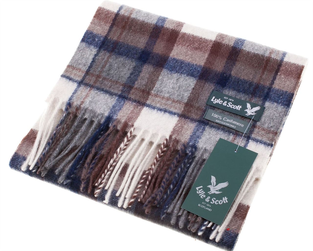 Lyle and scott cashmere scarf Clearance
