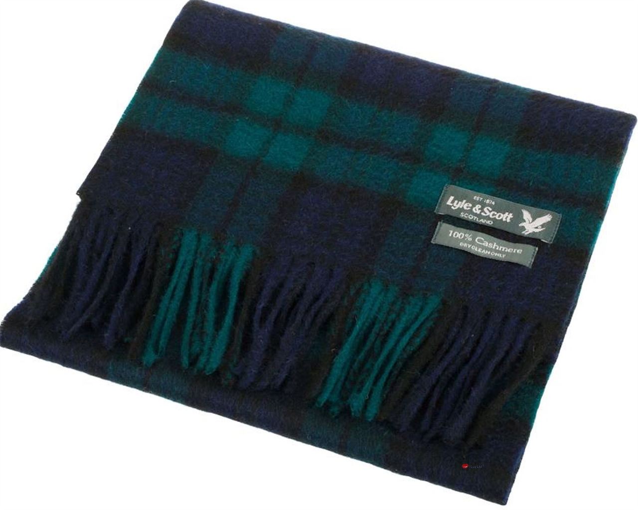 black watch tartan cashmere scarf