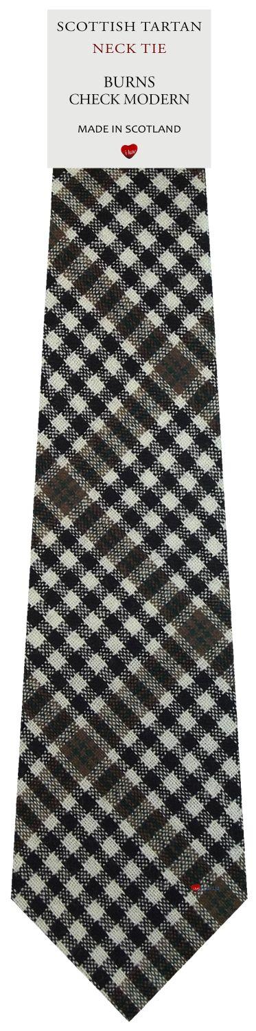 burns tartan tie