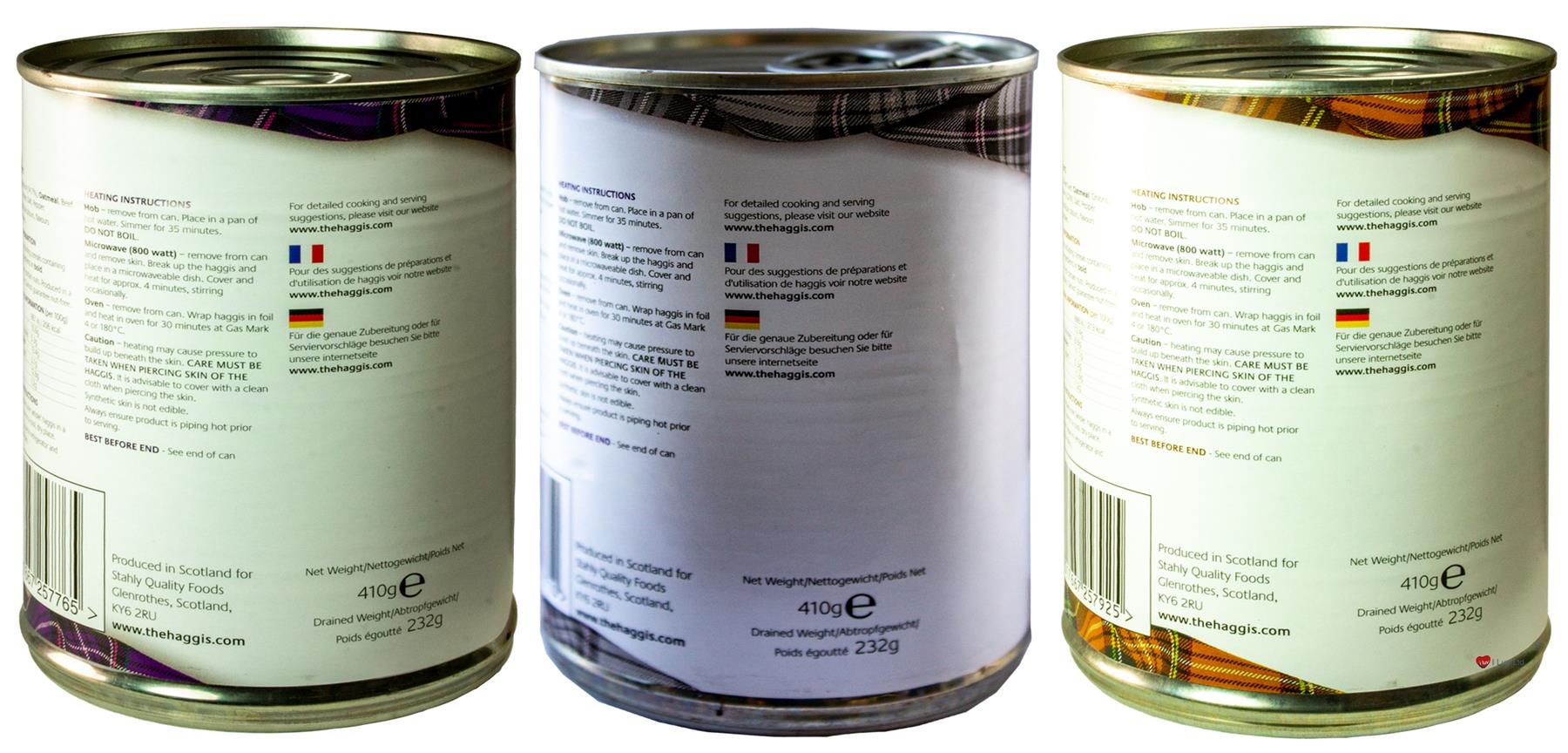 Scottish Haggis 3 Pack: Traditional with Venison, Neeps & Tatties ...