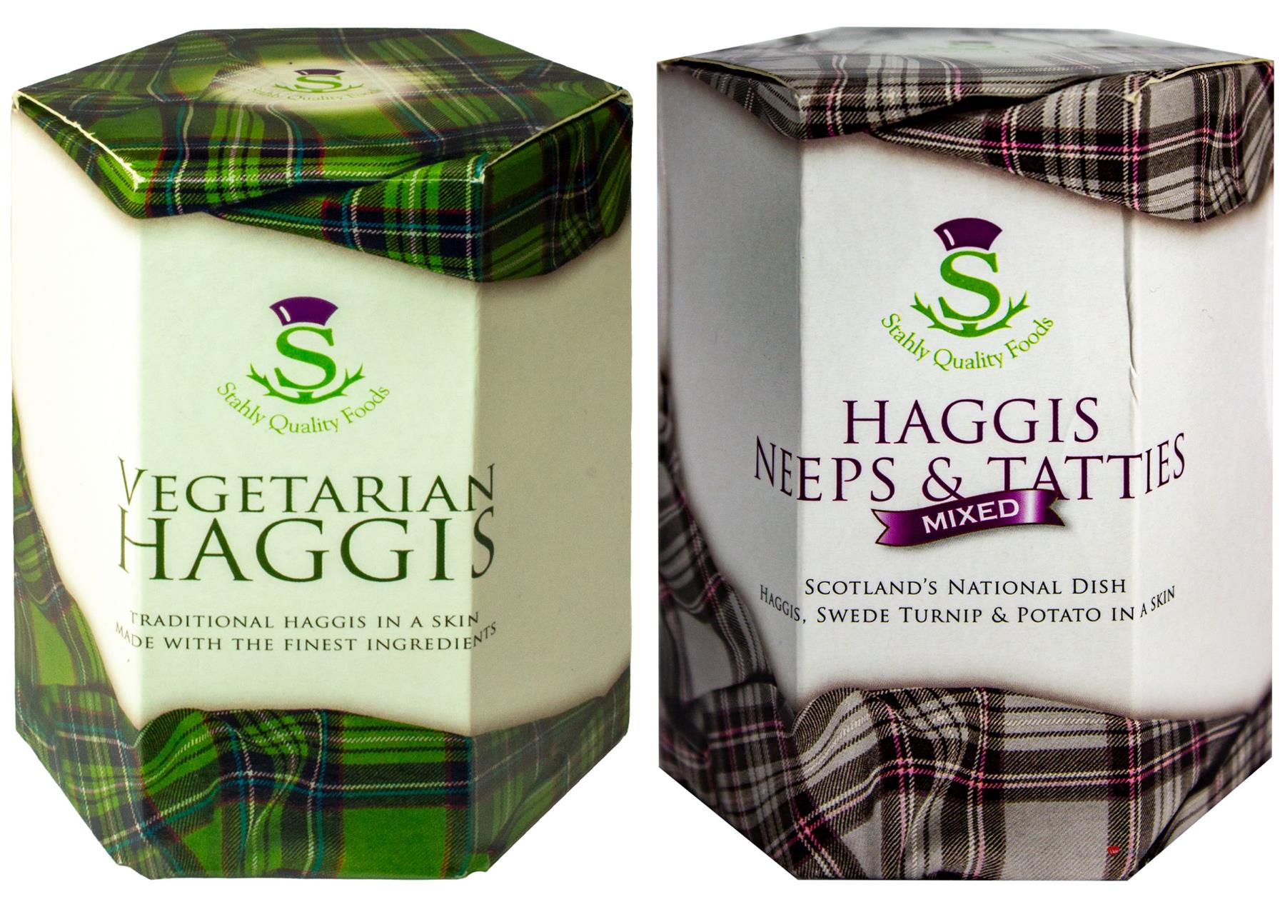 Scottish Vegetarian Haggis and Neeps & Tatties Haggis Mix Tin Selection ...