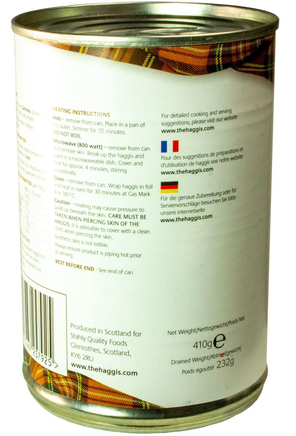 Scotch Haggis Scotch Whisky Flavour Pack of 3 Traditional Scottish Food ...