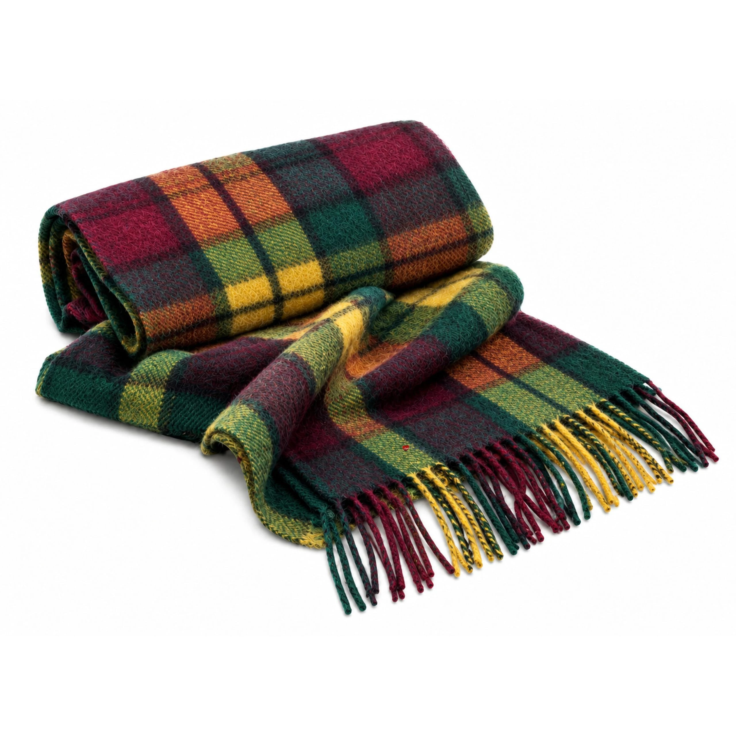 Scottish clan tartan cashmere scarf