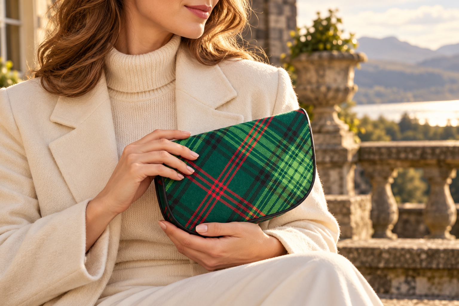 Tartan Handbags lifestyle styling inspired by products in this category