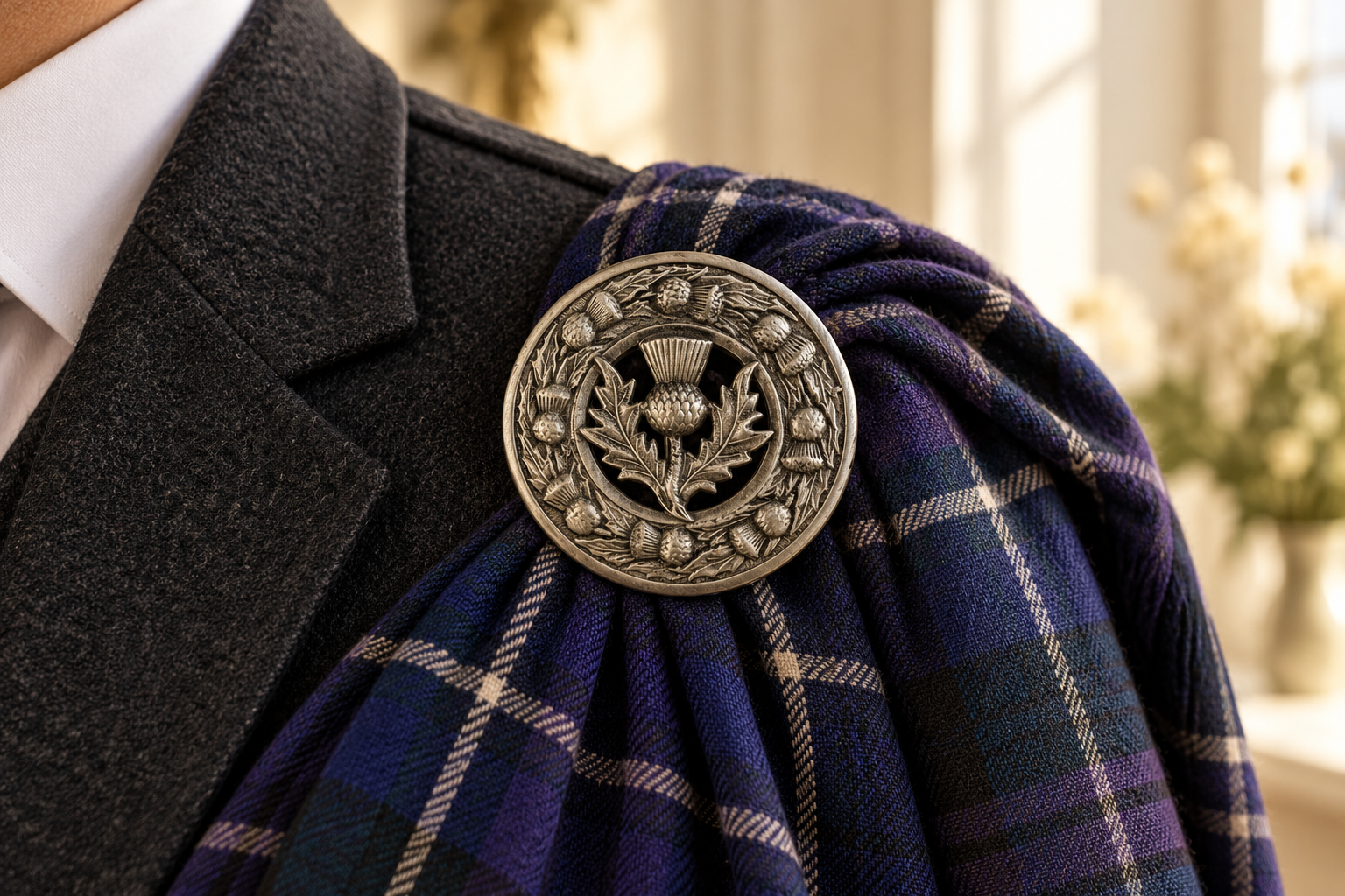 Scottish Plaid Brooches category styling