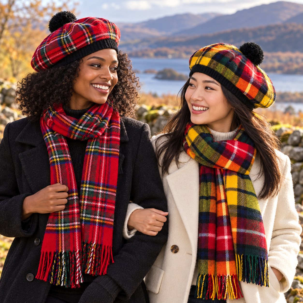 Wool Tammy Hat and Scarf Sets