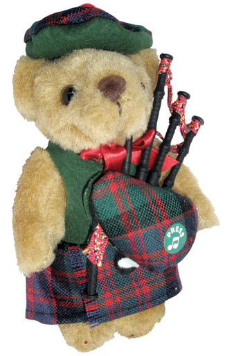MacDonald Clan Musical Teddy Bear, Scottish Gift, Made in Scotland