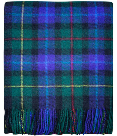 Scots Print Blanket - Young Tartan Crest Blanket To My Wife Style, Gift From Scottish Husband