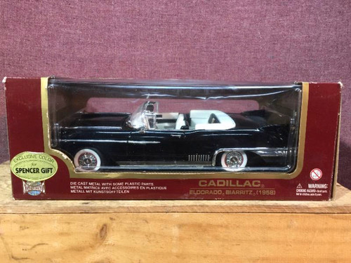 Road Legends - Rare Black 1958 Cadillac Eldorado Biarritz - 1/18 Diecast