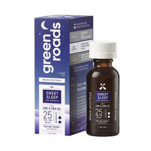 GreenRoads Sweet Sleep CBD+CBN tincture 750mg