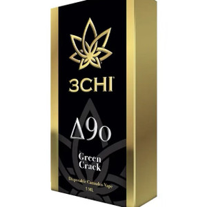 3chi 1g D9 THC Disposable Vape Green Crack