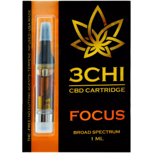 3CHI 1g CBD Cartridge  Focus