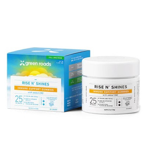 GreenRoads Rise n Shines 25mg 30ct CBD gummies
