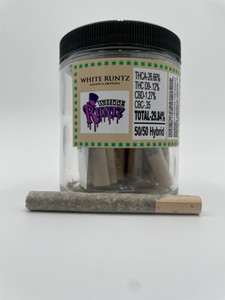 White Runtz Preroll 50/50 Hybrid 29.84%