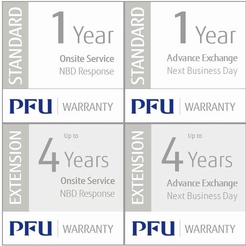 Fujitsu Scanners Extended Warranty - PFU Service Programs