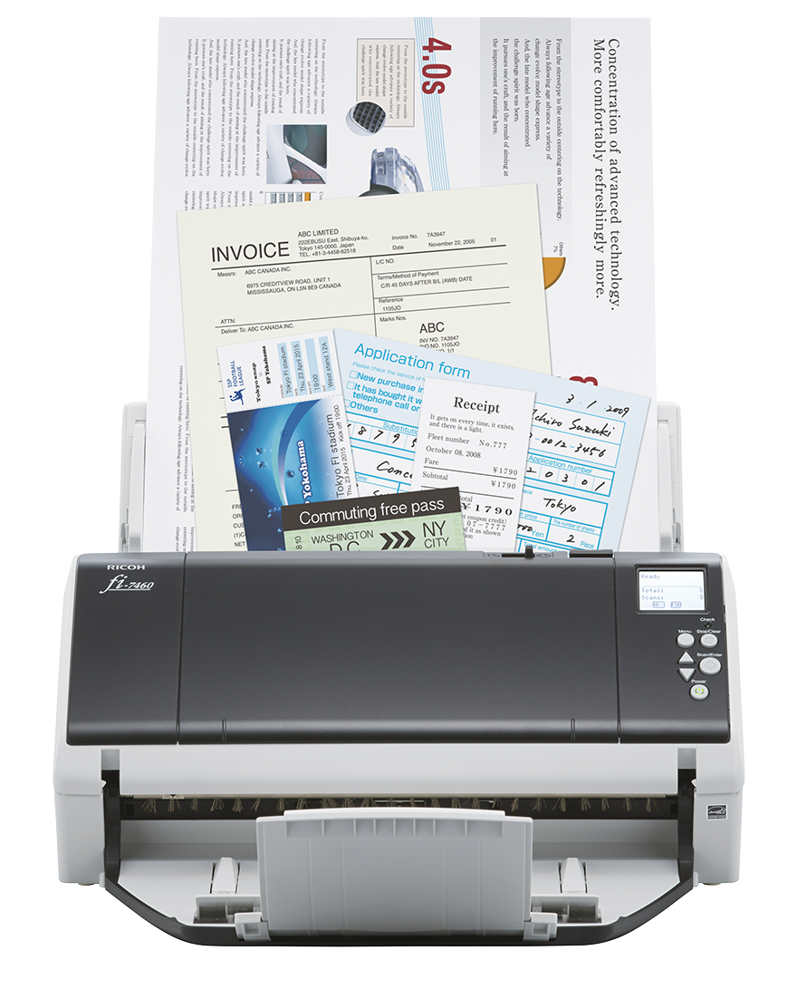 Ricoh fi-7460 any paper scan main image