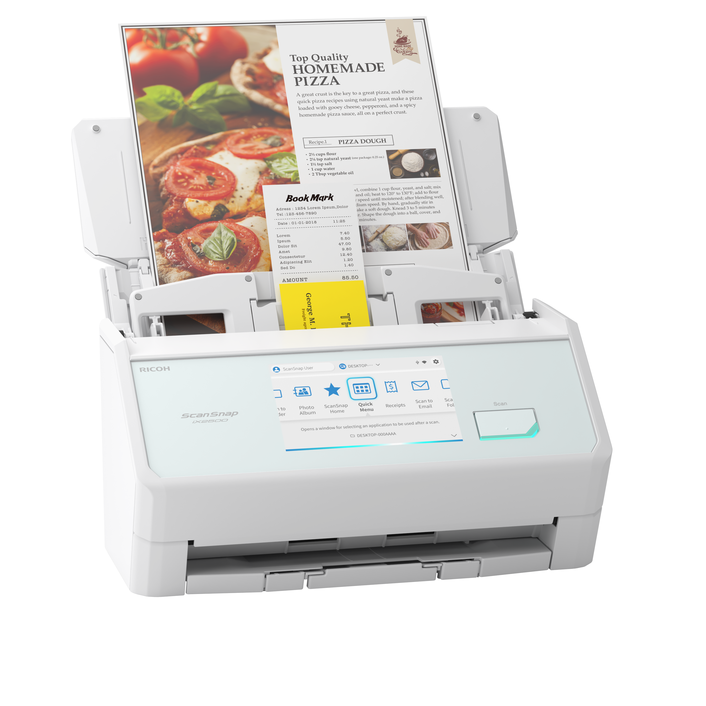 ScanSnap iX2500 header