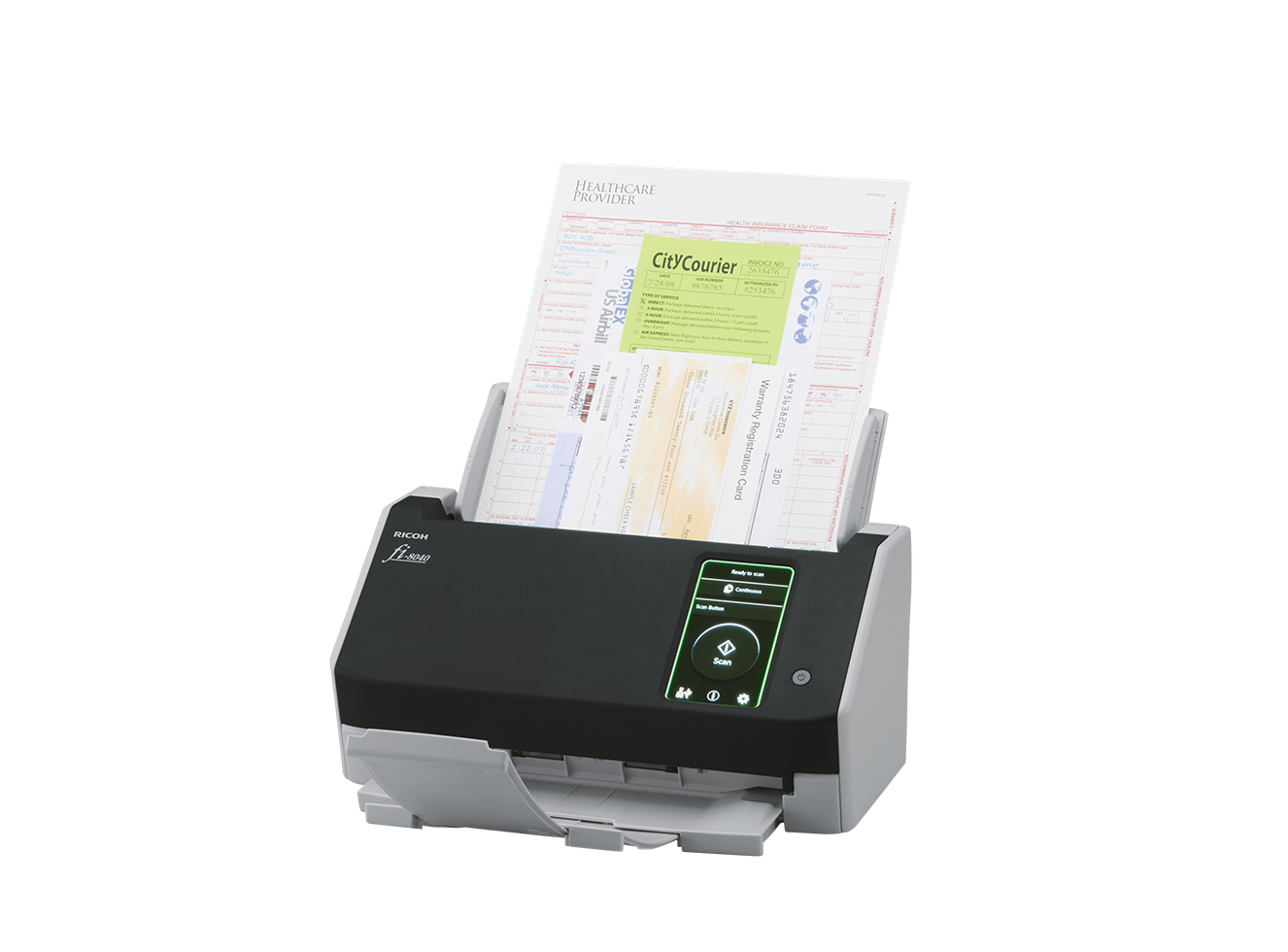 Refurbished fi-8040 mixed batch scan