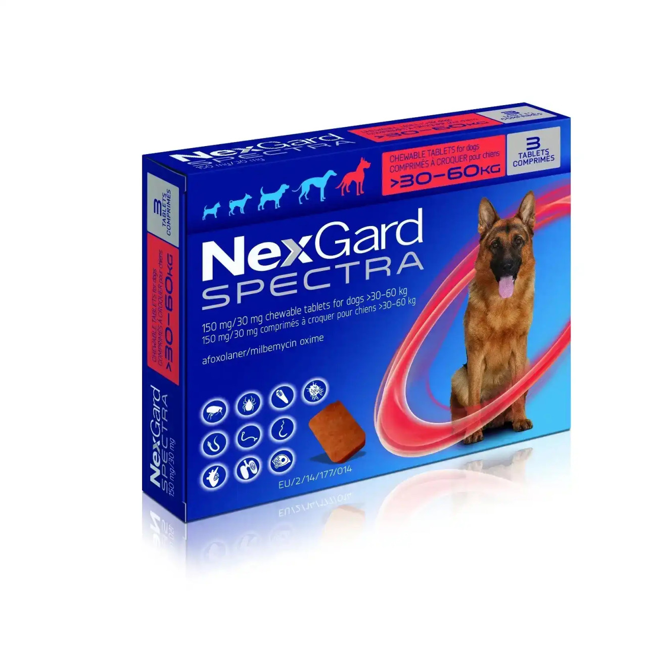 NexGard Spectra comprimidos masticables para perros