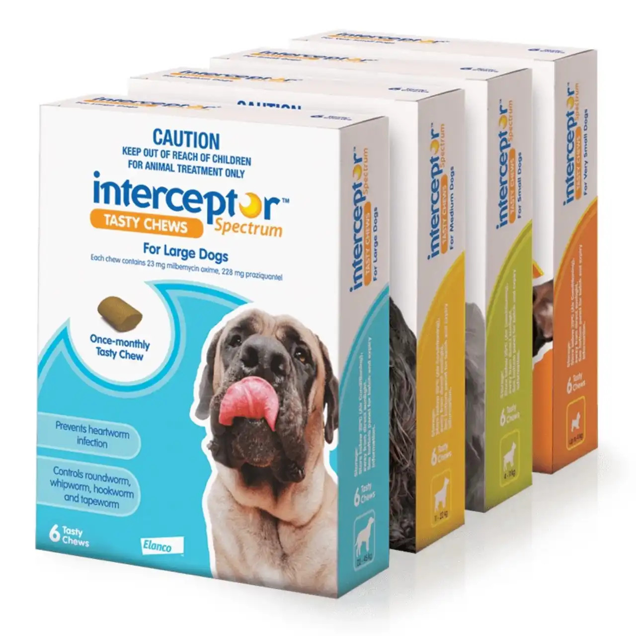 20% rabat på Interceptor Spectrum Chews til hunde hos Atlantic Pet Products