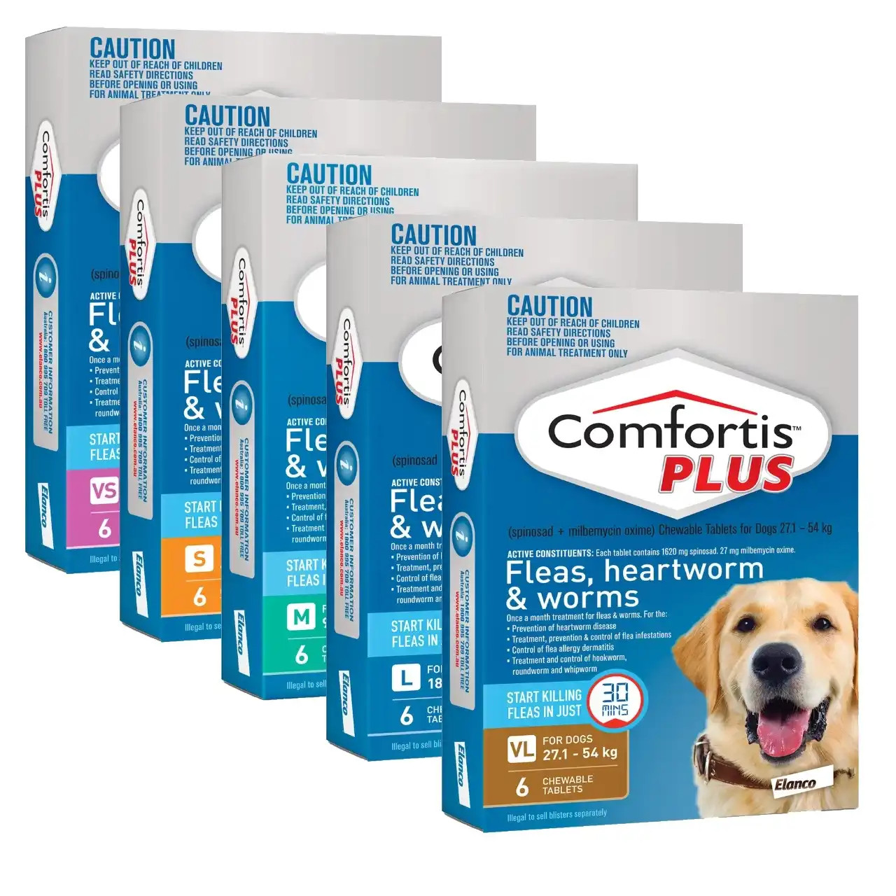 20 % de réduction sur Comfortis PLUS Tablets for Dogs chez Atlantic animalerie en ligne