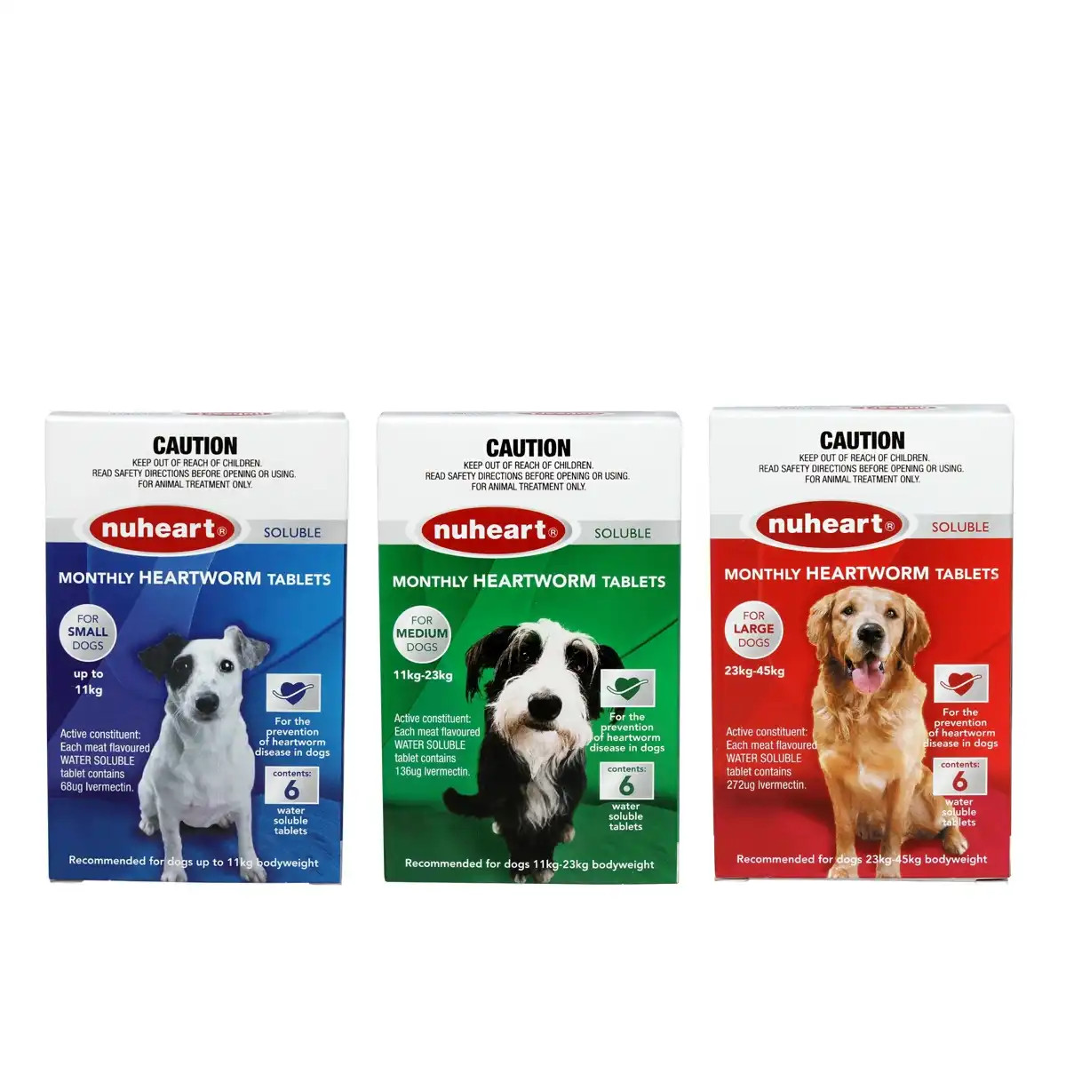 Nuheart Monthly Heartworm Soluble Tablets for Dogs Atlantic Pet