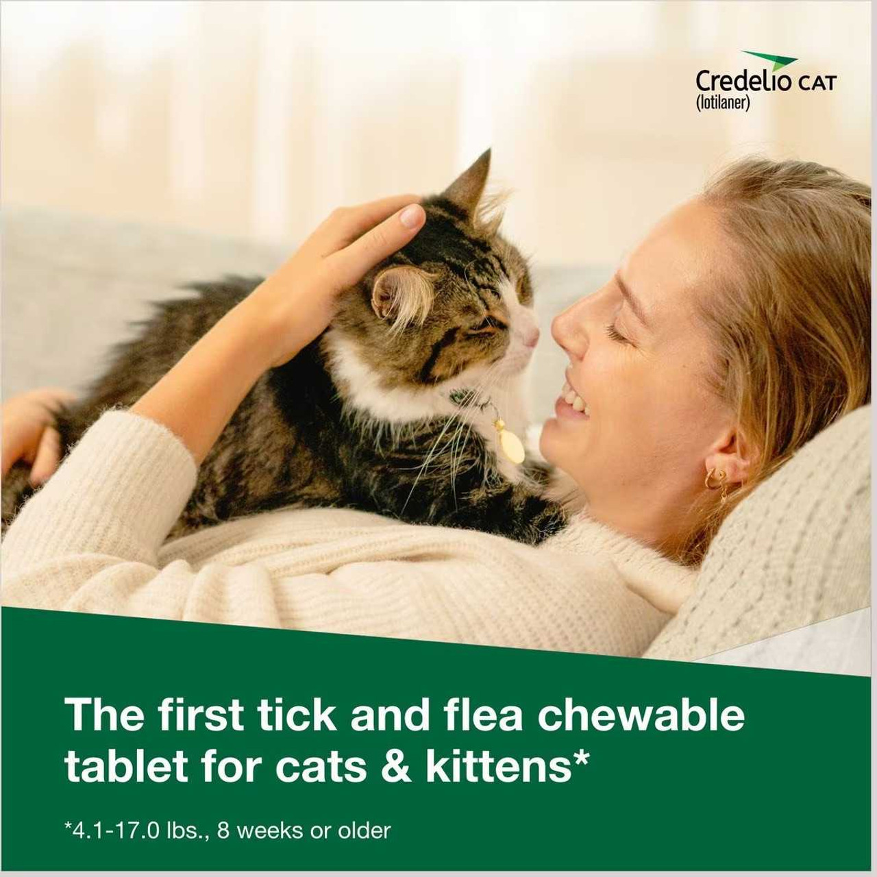 Credelio for Cats - Flea and Tick Tablets