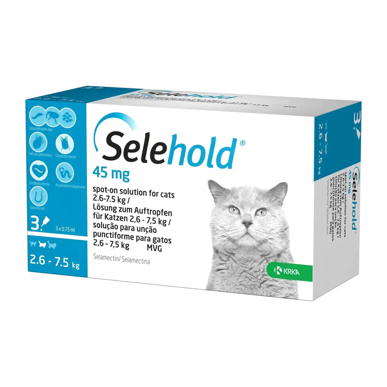 20% korting op Selehold voor katten 2.6-7.5 kg - Blauw bij Atlantic Pet Products