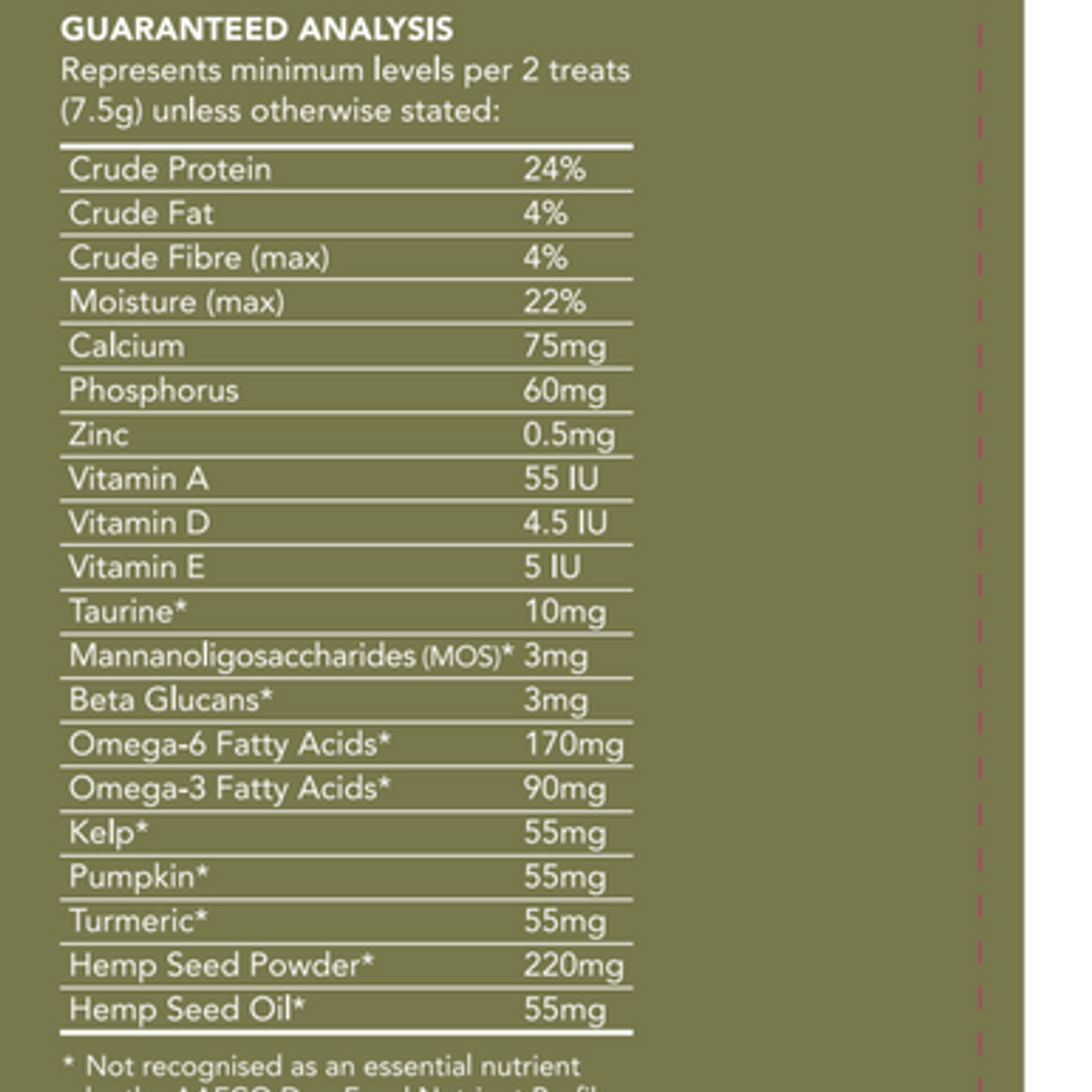 Vetalogica Hemp Clinicals, פינוקי מולטי-ויטמין 5 ב-1 לכלבים, 225 גרם (7.93 אונקיות)