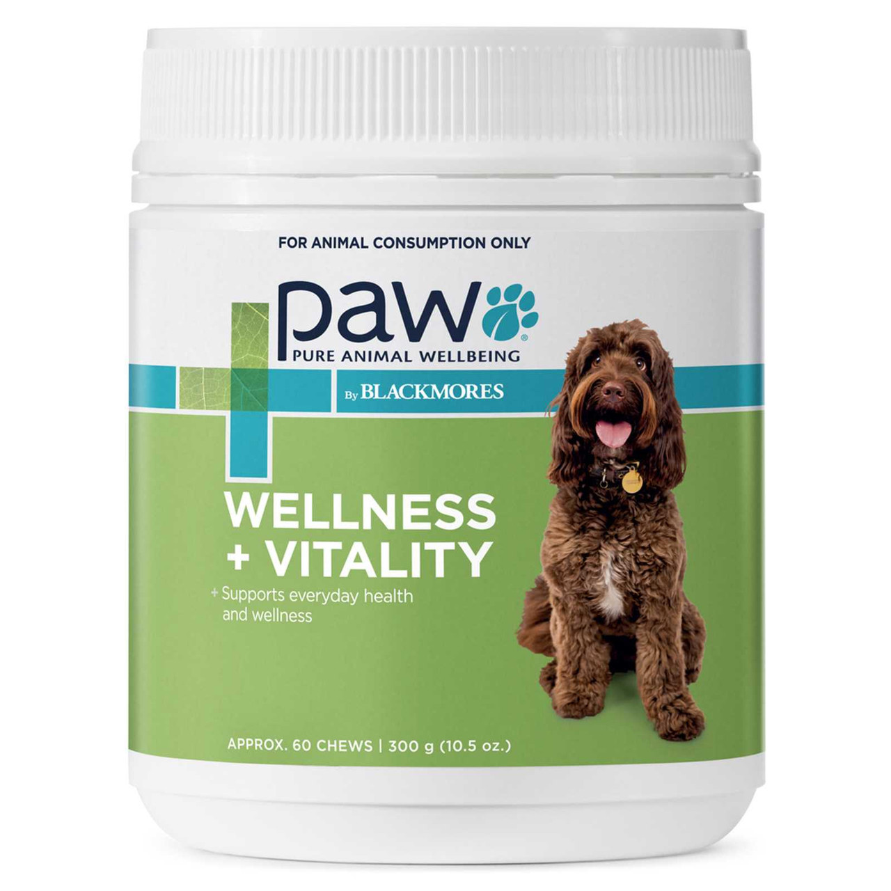 20% de réduction sur PAW by Blackmores Wellness and Vitality Chews 300g (10.58 oz) chez Atlantic animalerie en ligne