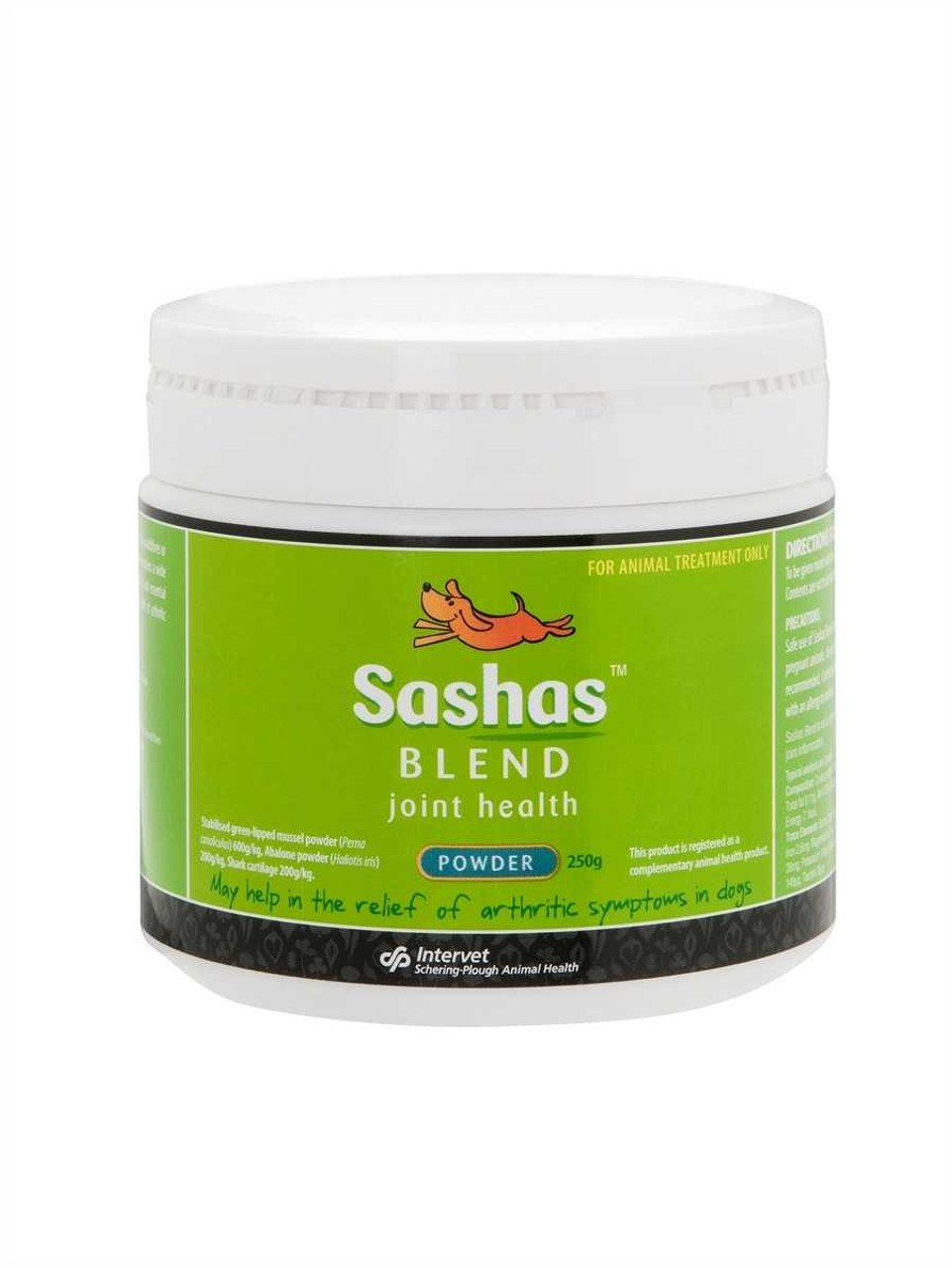 20% korting op Sashas Blend Poeder 250g (8.8 oz) bij Atlantic Pet Products