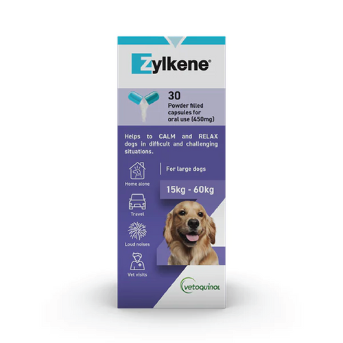 20% de réduction sur Zylkene Nutritional Supplement For Dogs 450mg - 30 Capsules à Atlantic animalerie en ligne