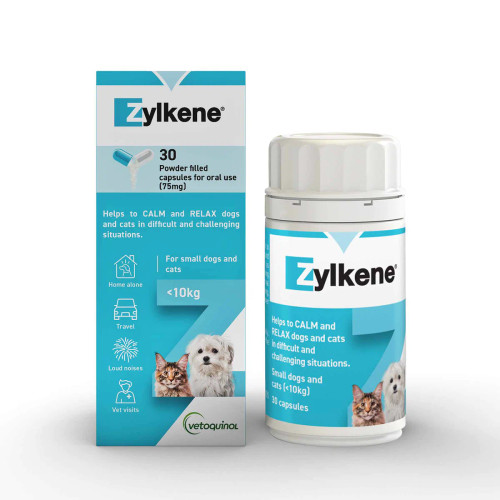 Supplément nutritionnel Zylkene pour chiens et chats 75mg - 30 Capsules