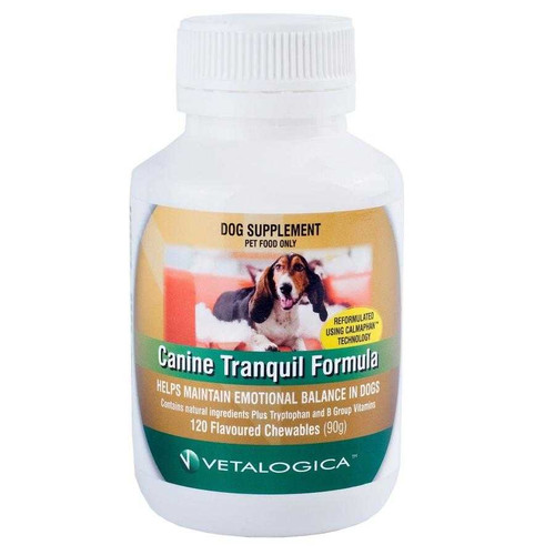 20% rabat på Vetalogica Canine Tranquil Formula til hunde - 120 tyggeben hos Atlantic Pet Products