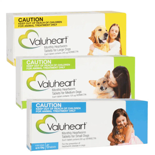 20% Off Valuheart Monthly Heartworm Tablets for Dogs at Atlantic Pet Products