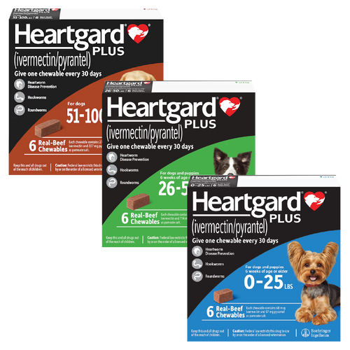 20% di sconto su Heartgard Plus Masticabili per cani presso Atlantic Pet Products