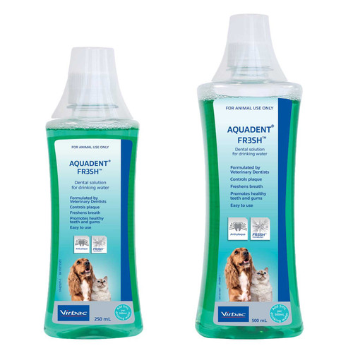 20% rabat på Aquadent Fresh Dental Water Additive til hunde og katte hos Atlantic Pet Products